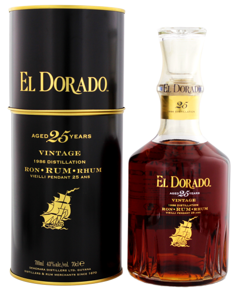 Uitputting eindeloos Vriendelijkheid El Dorado Rum 25 Jahre kaufen! Rum Online Shop - Spirituosen bestellen