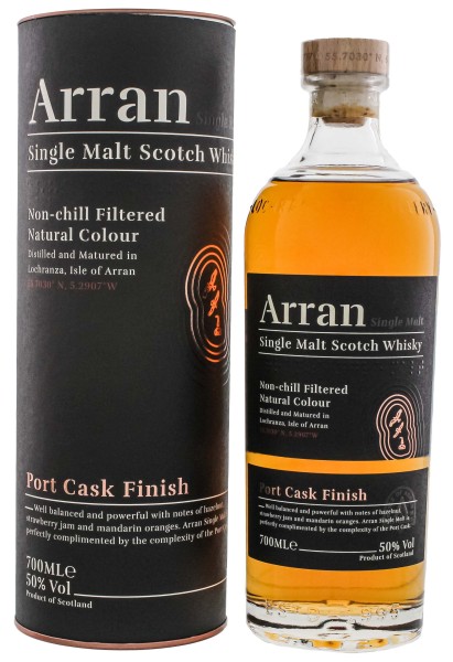 Arran Single Malt Whisky Port Cask Finish, 0,7 L, 50%